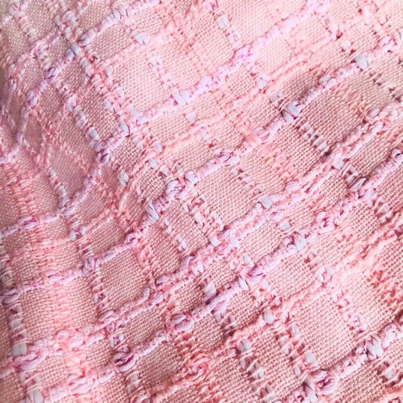 EDWARD ACHOUR PARIS Pink Pastel Boucle Knit Skirt - Picture 4 of 5